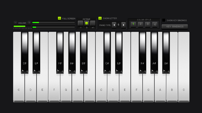 Piano virtual – Tocar piano online